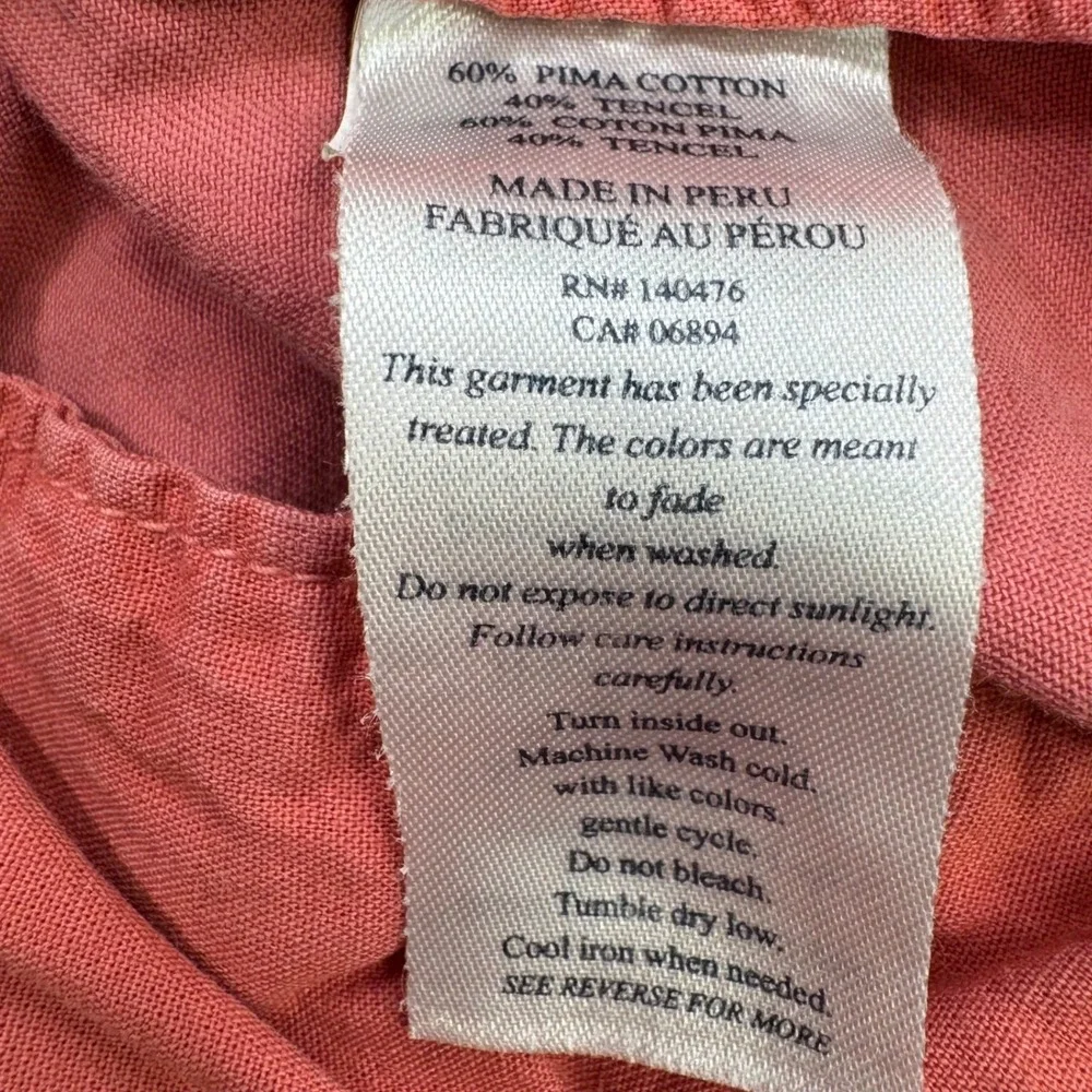 Faherty Men Chino Cotton/Tencel Blend Shorts In Nantucket Red Size 40 8